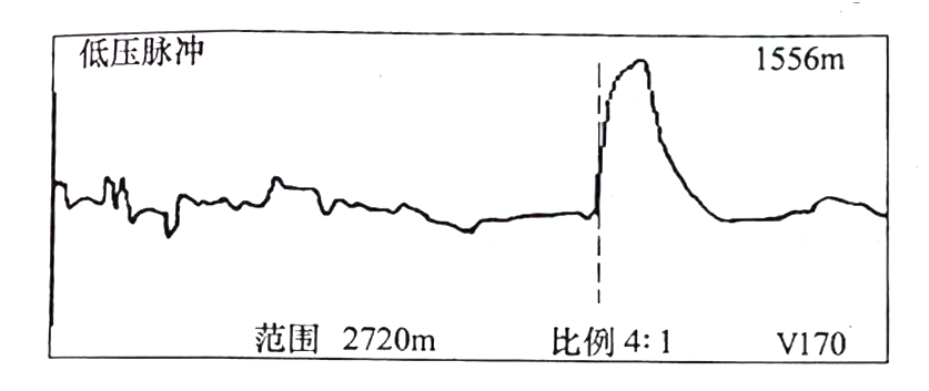 圖32-2 電纜全長(zhǎng)波形 